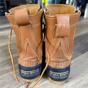L.L. Bean Tan Leather Bean Boots